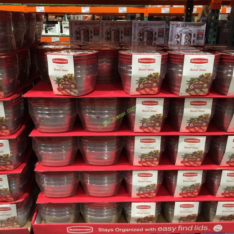 Rubbermaid 6PC Set 14C Premier with Easy Find Lids CostcoChaser
