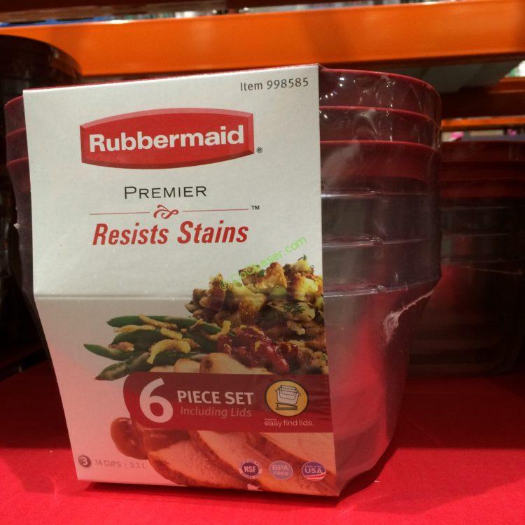 Rubbermaid 6PC Set 14C Premier with Easy Find Lids CostcoChaser