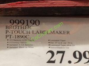 Costco-999190-Brother-P-Touch-Label-Maker-PT-1890C-tag