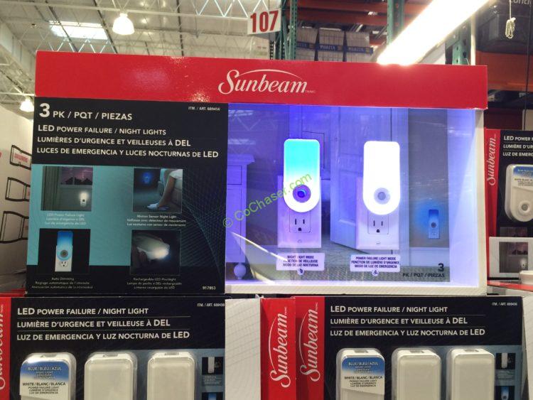 Sunbeam LED Power Failure Night Light 3 Pack