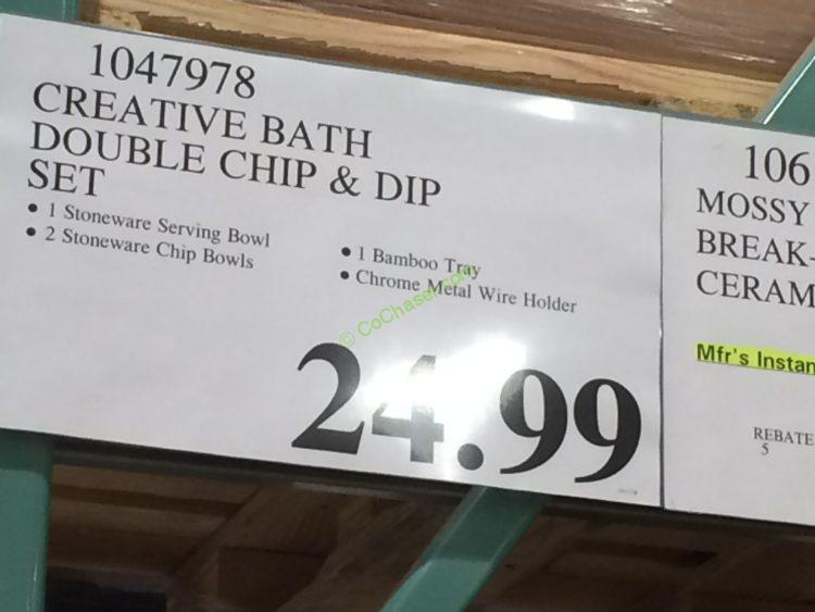 Costco1047978CreativeBathDoubleChipDipSettag CostcoChaser