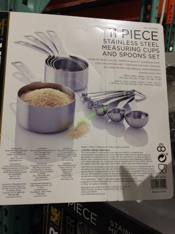 Sabatier 11PC Measuring Cups & Measuring Spoons CostcoChaser