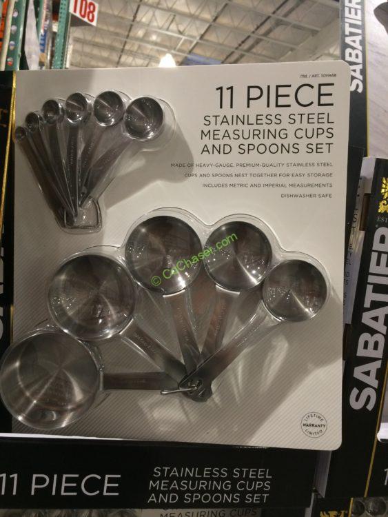 Sabatier 11PC Measuring Cups & Measuring Spoons