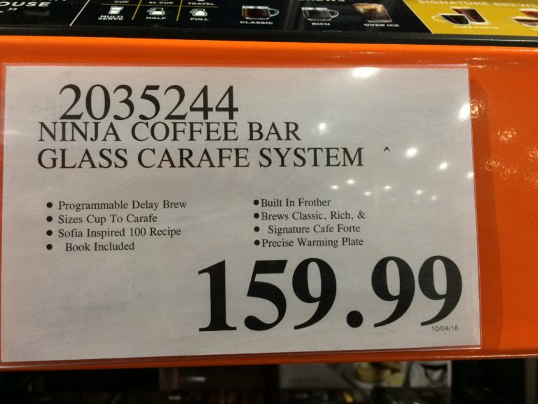Costco2035244 NinjaCoffeeBarGlassCarafeSystemtag CostcoChaser