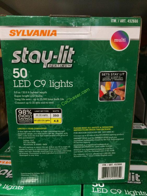 Costco-452666-Sylvania-Stay-Lit-LED-C9-Lights-back