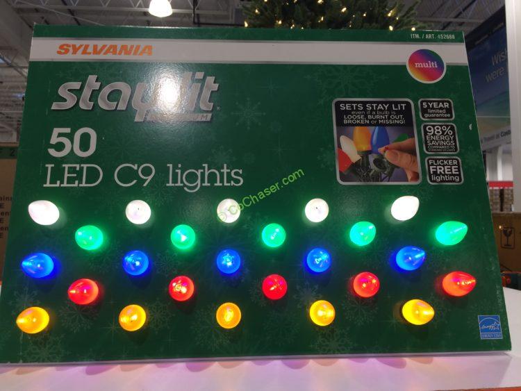 Sylvania Stay-Lit LED C9 Lights