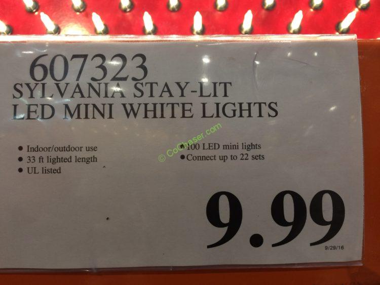Costco-607323-Sylvania-Stay-Lit-LED-Mini-White-Lights-tag