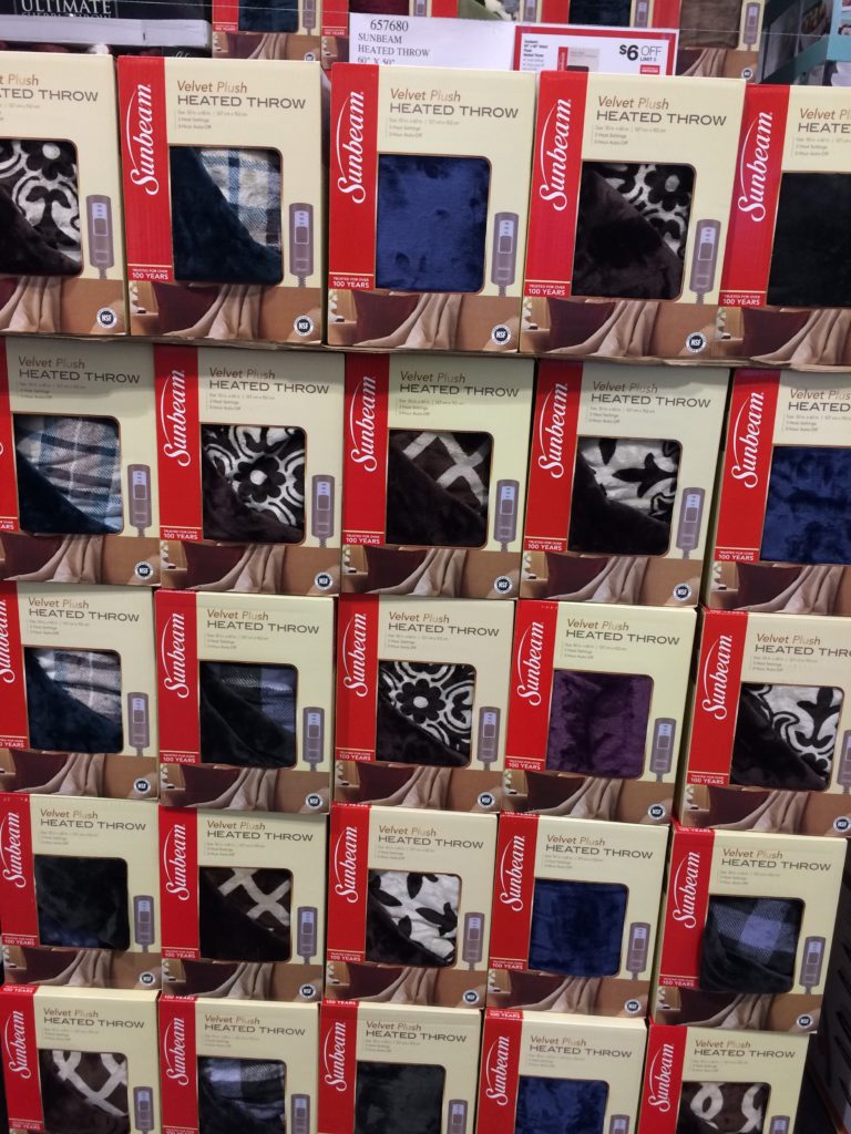 Sunbeam Heated Throw 60” X 50” CostcoChaser