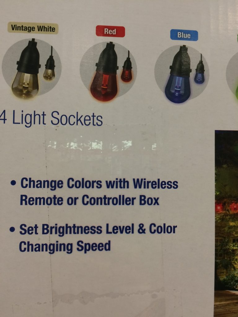 Feit Electric 48FT LED String Light Set, Black CostcoChaser