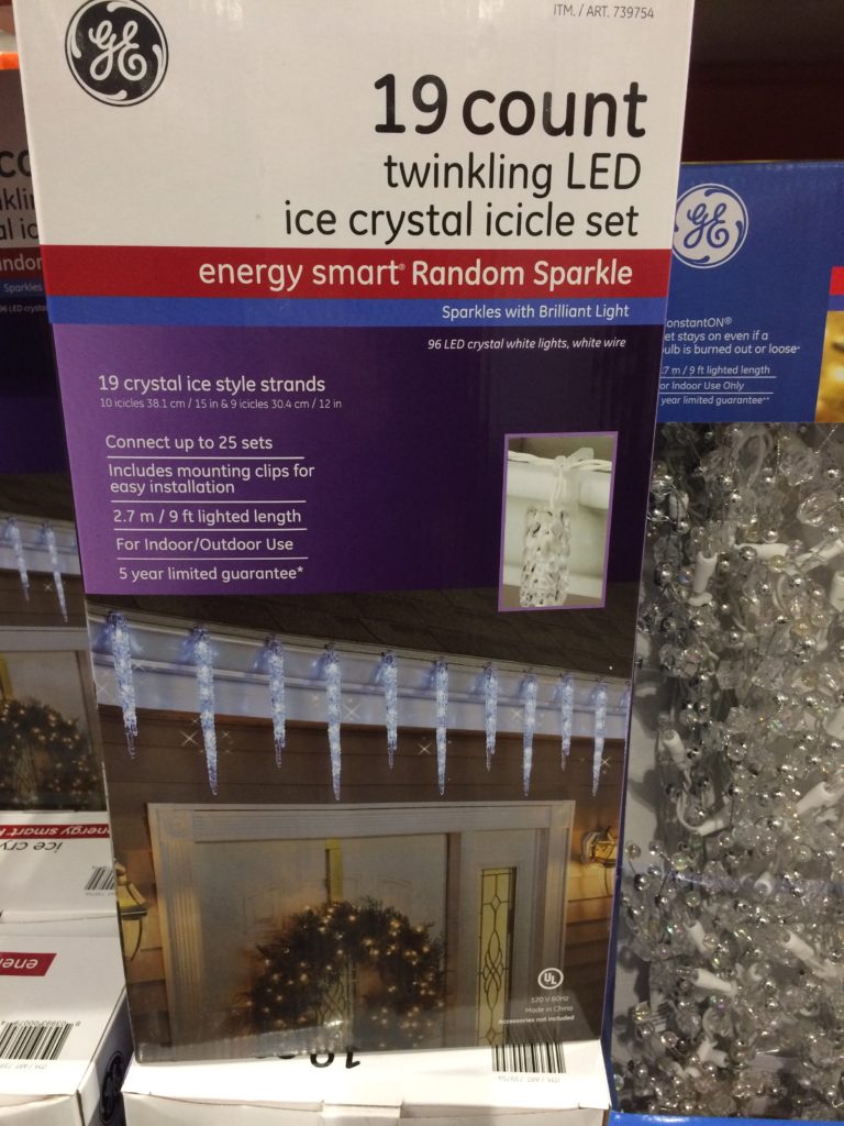 Costco739754GE19CountTwinklingLEDMoldedIcicleLightsbox