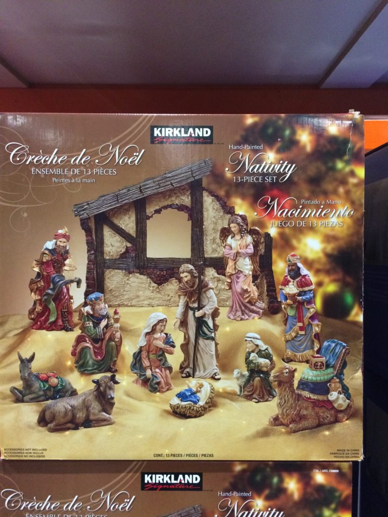 Costco739800KirklandSignatureNativity3PieceSetbox CostcoChaser