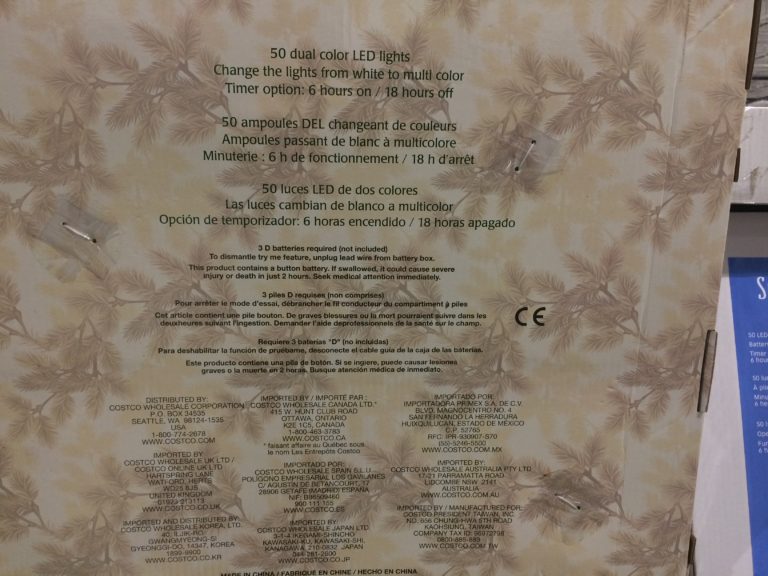 Costco75317132BatteryOperatedLEDDualColorWreathinf CostcoChaser