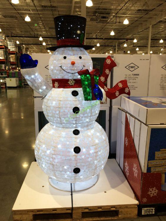 72" LED Snowman