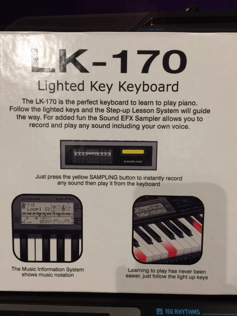 Casio 61Key Lighted Keyboard Bundle, Model LK170V CostcoChaser