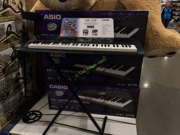 Casio 61-Key Lighted Keyboard Bundle, Model# LK-170V