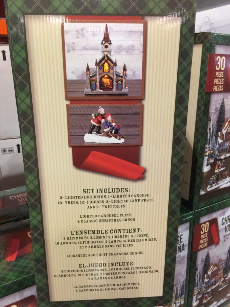 Christmas Village LED Lights & Music, 30 Piece Set CostcoChaser