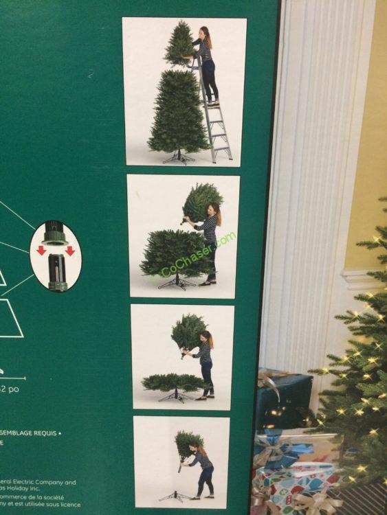 Costco999095GE9FTPreLitLEDDualColorChristmasTreeshow