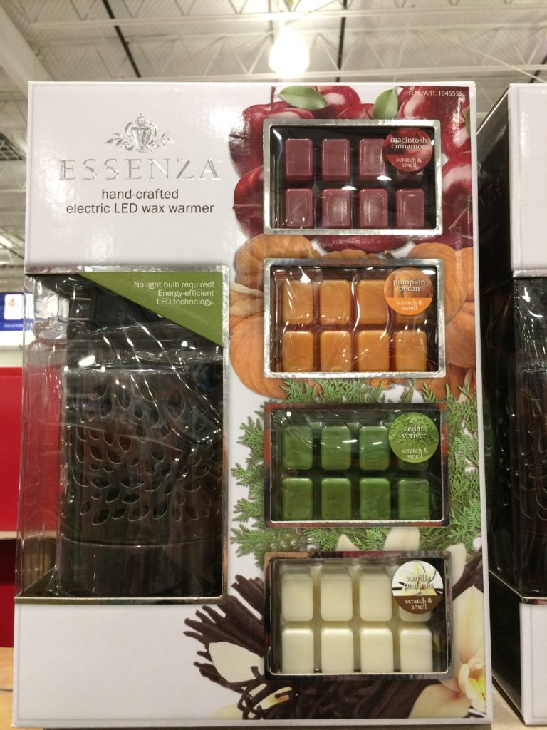 ESSENZA Wax Warmer with 4PK Fragrances CostcoChaser