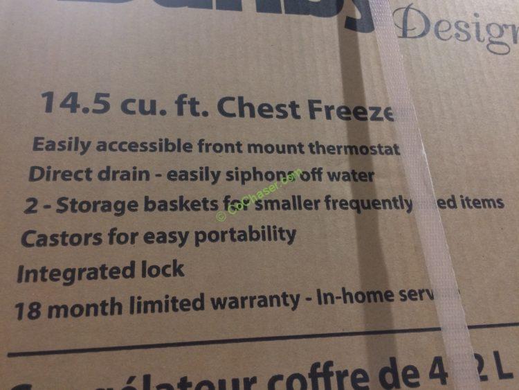Costco1049391DanbyChestFreezer14.5 DCF145A1WDDspec CostcoChaser