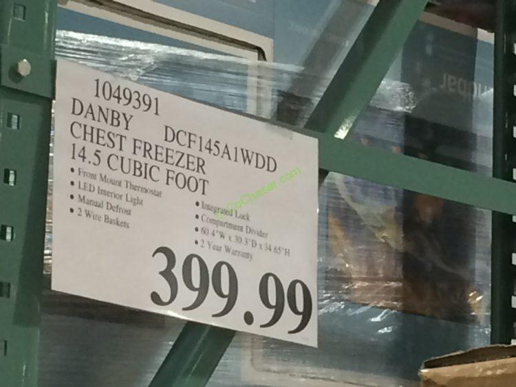 Costco1049391DanbyChestFreezer14.5 DCF145A1WDDtag CostcoChaser