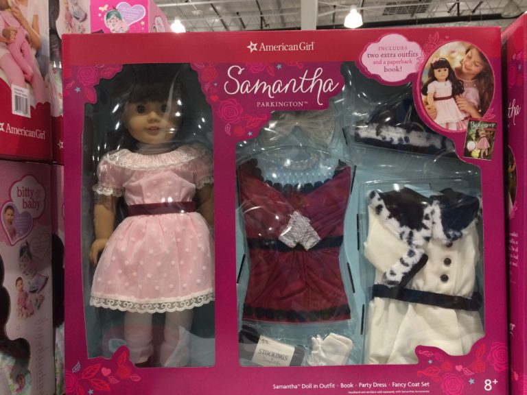 American Girl Samantha Parkington 18 Inch Doll Set, Model FCJ47ASIA