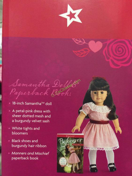 Costco1053341AmericanGirlSamanthaParkington18InchDollSetpart