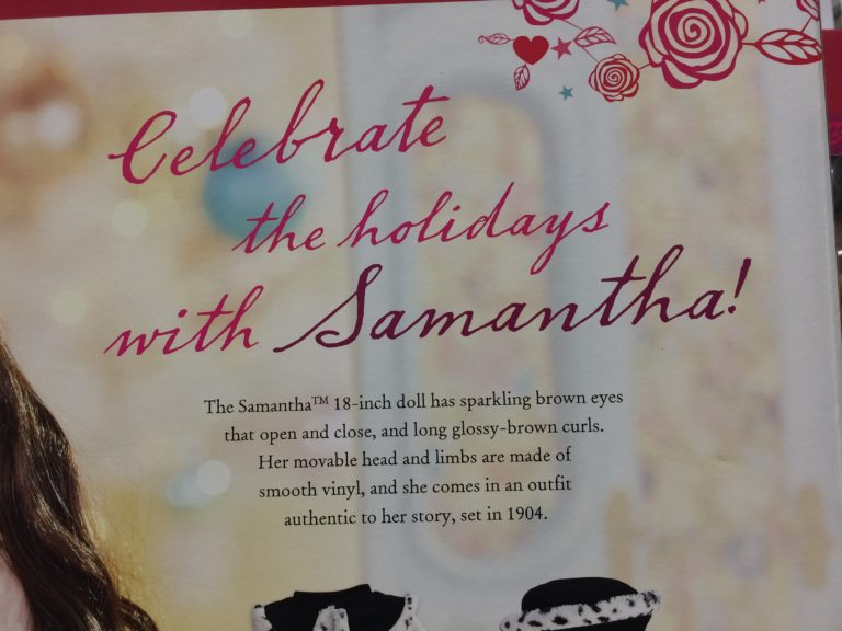 Costco1053341AmericanGirlSamanthaParkington18InchDollSetspec