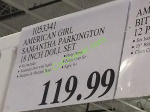 Costco-1053341-American-Girl-Samantha-Parkington-18Inch-Doll-Set-tag