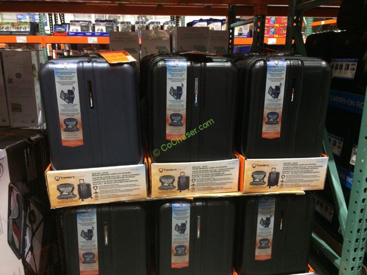Costco1065557TravelersChoiceRollingHardsideFrontOpenCarryOn