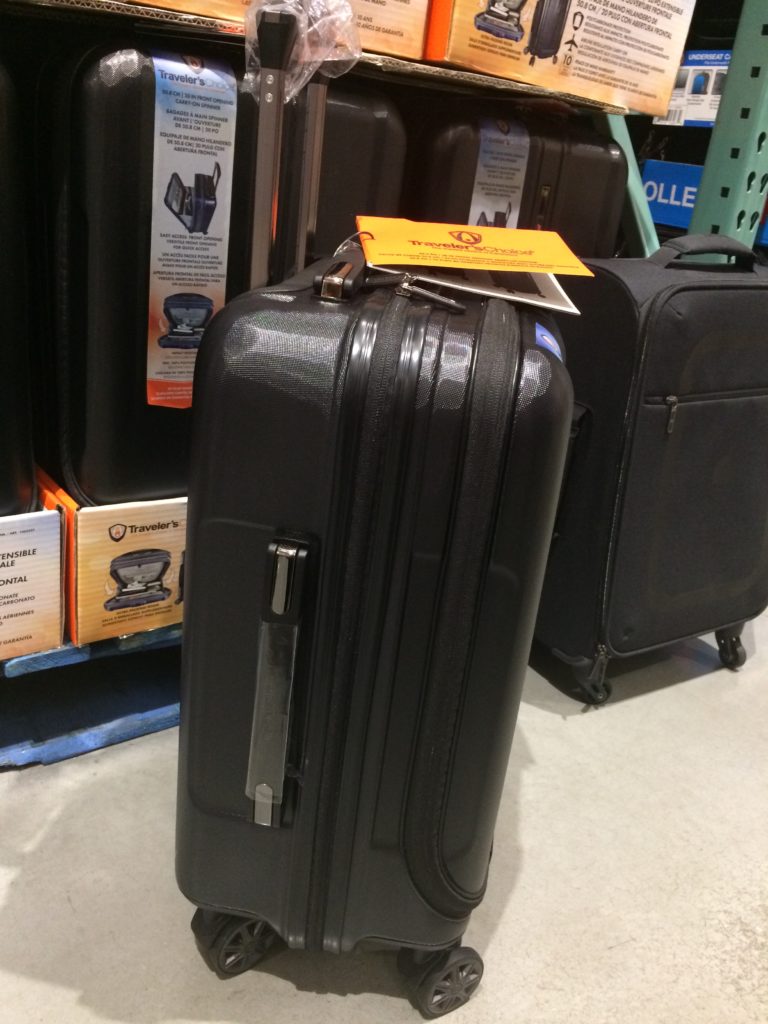 Costco1065557TravelersChoiceRollingHardsideFrontOpenCarryOn1