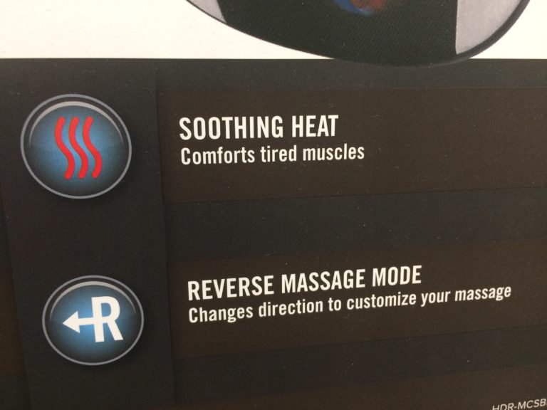 HoMedics Shiatsu Back Massager with Heat , Model MCSBK300H CostcoChaser