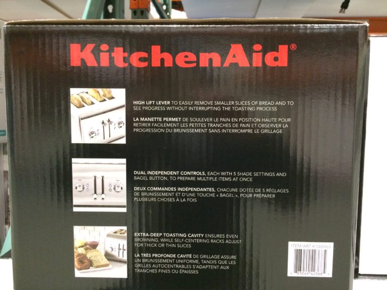 Kitchenaid 4 Slice Toaster with Lift Lever, Model KMT4115CSS