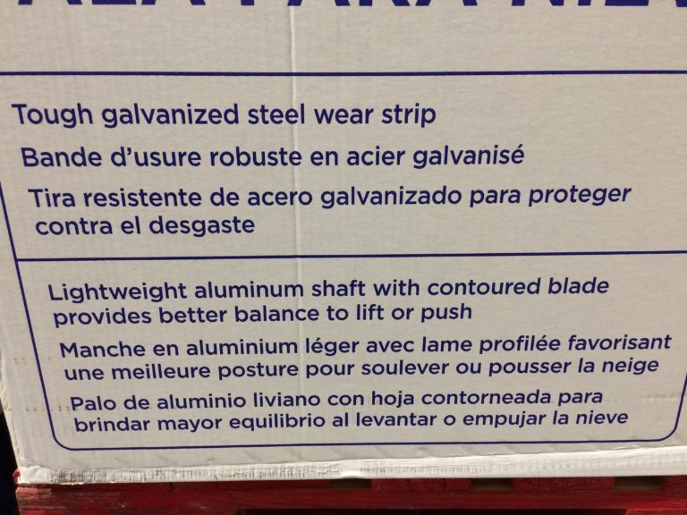 Costco1071136SuncastSnowShovelspec1 CostcoChaser