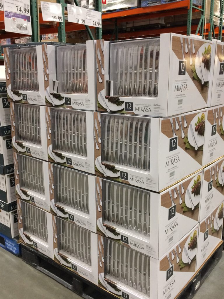 Costco1075011MikasaStainlessSteel12PSteakKnifeSetall