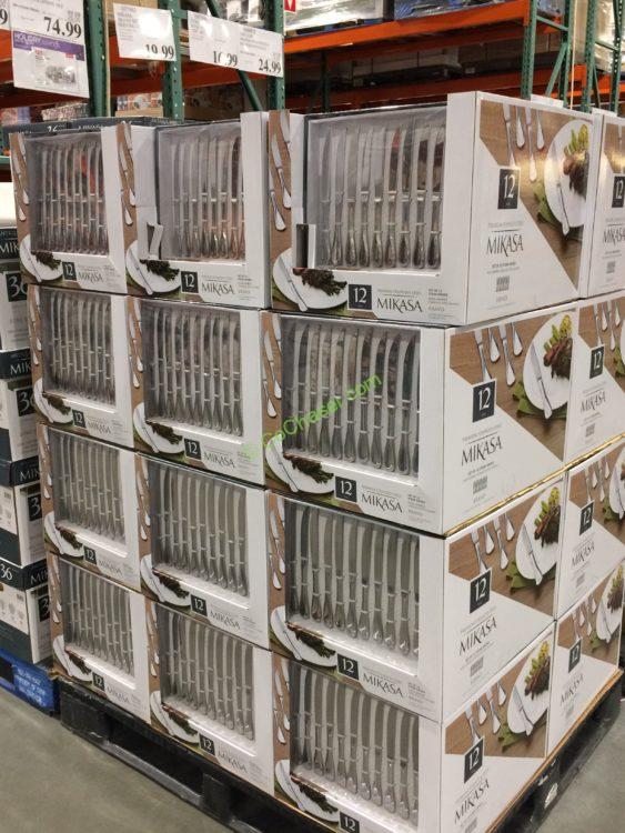 Costco1075011MikasaStainlessSteel12PSteakKnifeSetall