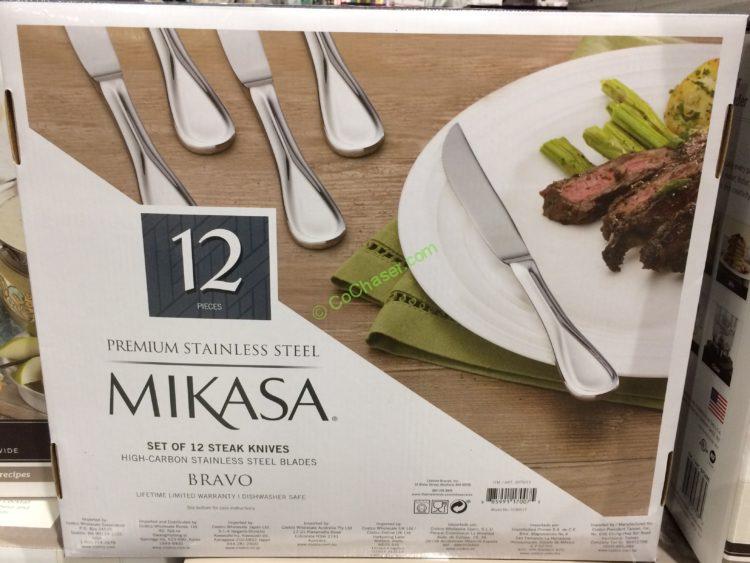Costco1075011MikasaStainlessSteel12PSteakKnifeSetpart