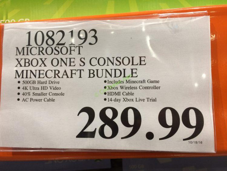 Costco-1082193-Microsoft-Xbox-One-S-Console-Minecraft-bundle-tag