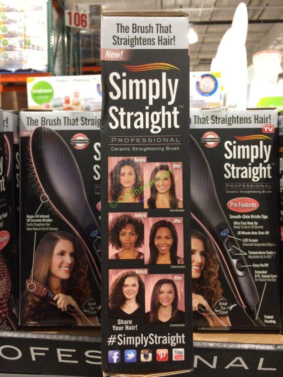 Costco1098030SimplyStraightProfessionalCeramicStraighteningBrush