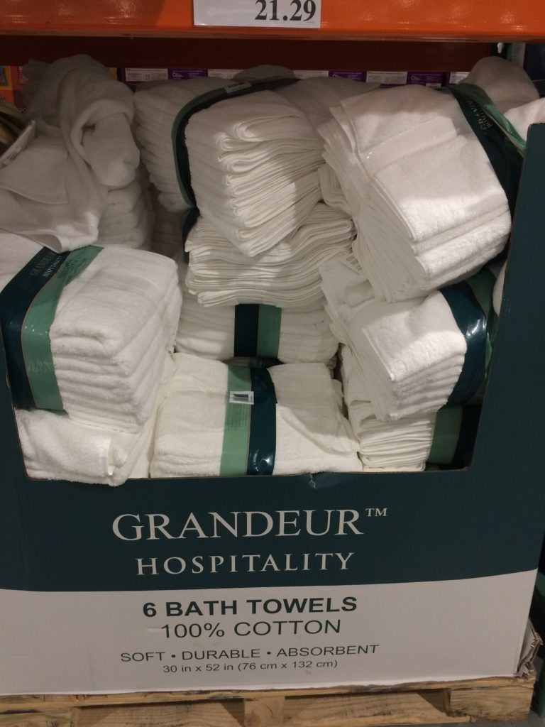 Grandeur Hospitality Bath Towel 6 Pack CostcoChaser