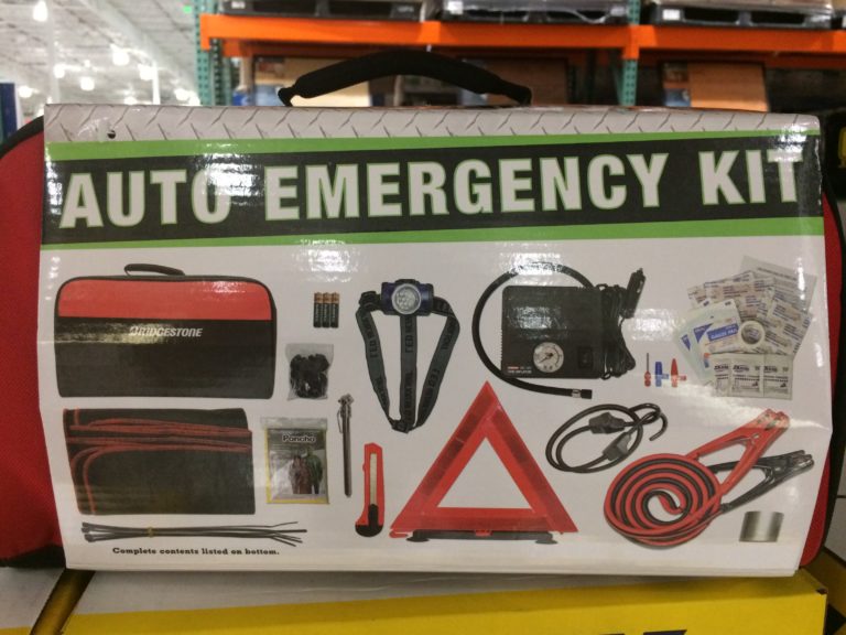 Bridgestone Auto Emergency Kit CostcoChaser