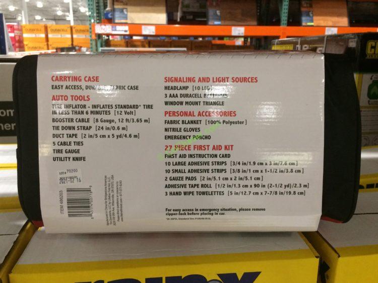Bridgestone Auto Emergency Kit CostcoChaser