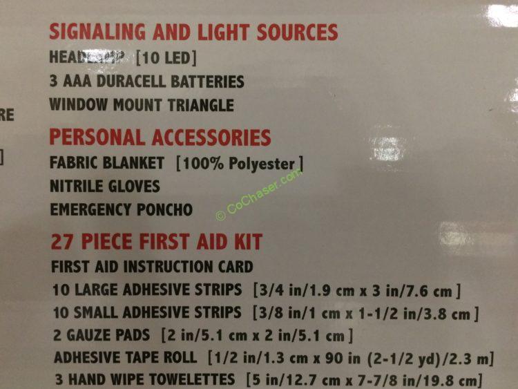 Bridgestone Auto Emergency Kit CostcoChaser