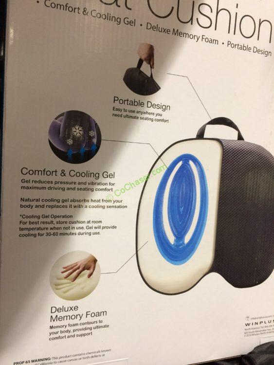 Winplus Ultimate Gel Comfort Seat Cushion CostcoChaser