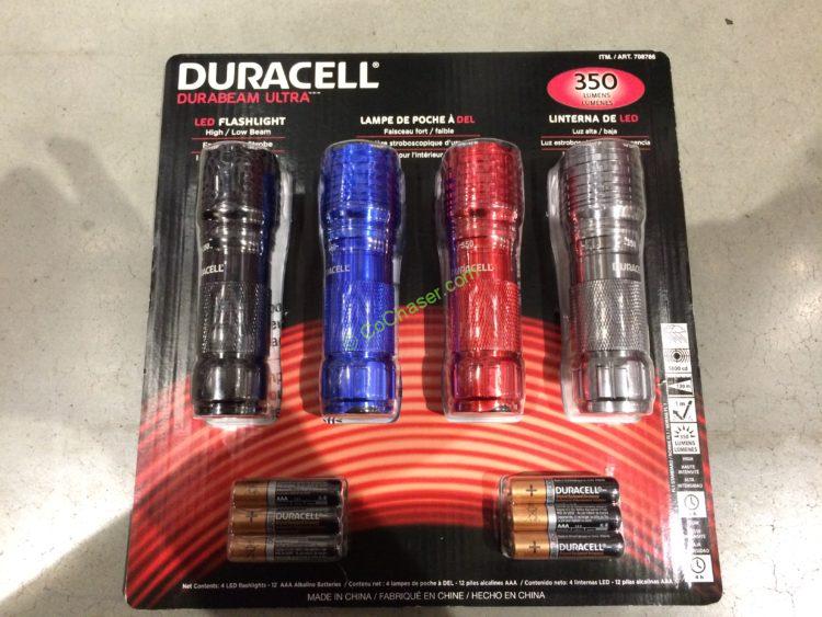 Duracell Flashlight 350 Lumens 4 Pack