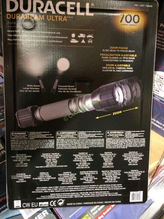 Duracell 2pack LED 700 Lumens Flashlight CostcoChaser