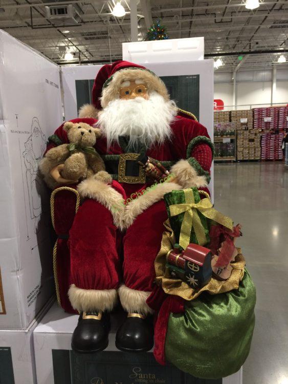 30" Santa Sitting in Chair