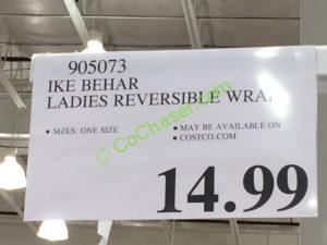 Costco-905073-Ike-Behar-Ladies-Reversible-Fashion-Wrap-tag