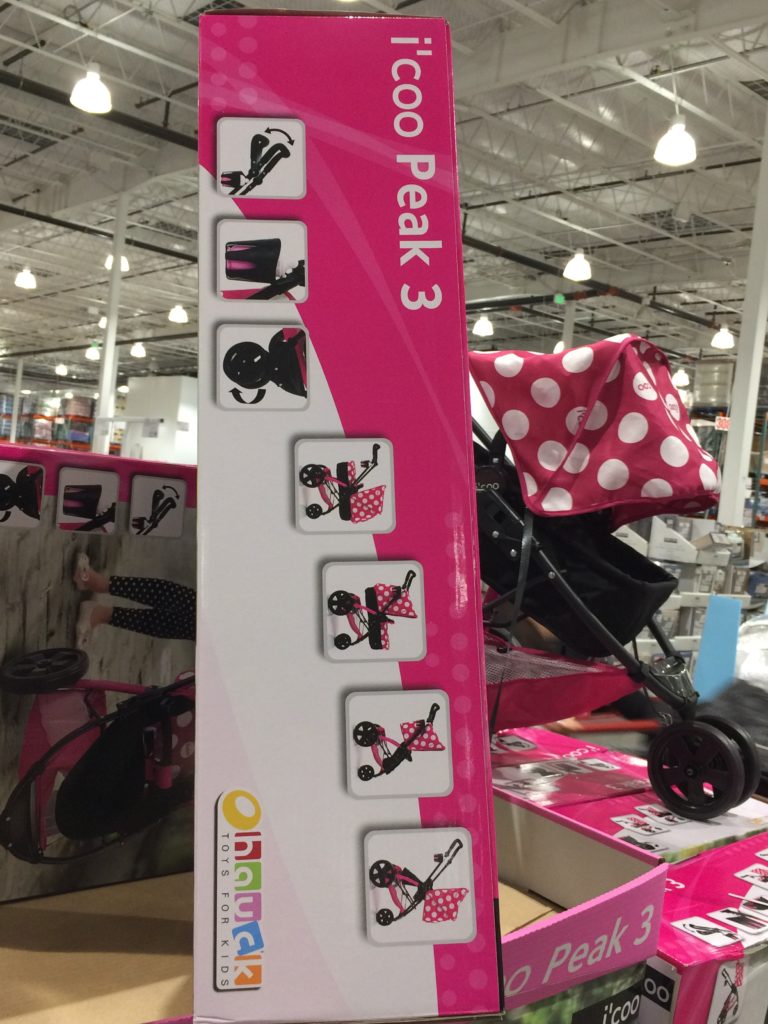 I’COO Peak 3 Jogger Stroller for Dolls CostcoChaser