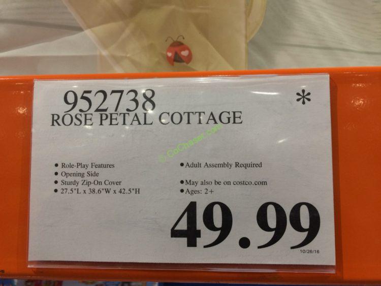 Costco-952738-The-DreamTown-Rose-Petal-Cottage-Playhouse-tag