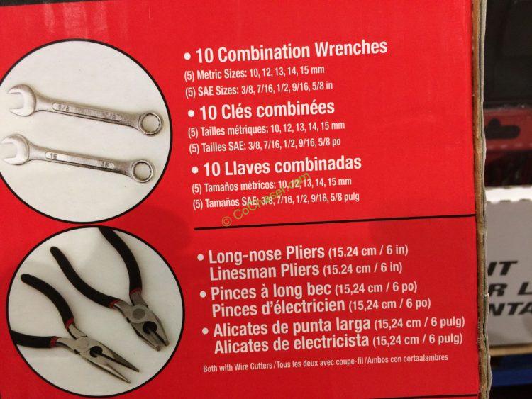 Costco962752Bonaire125PCHomeownersToolKitpart CostcoChaser